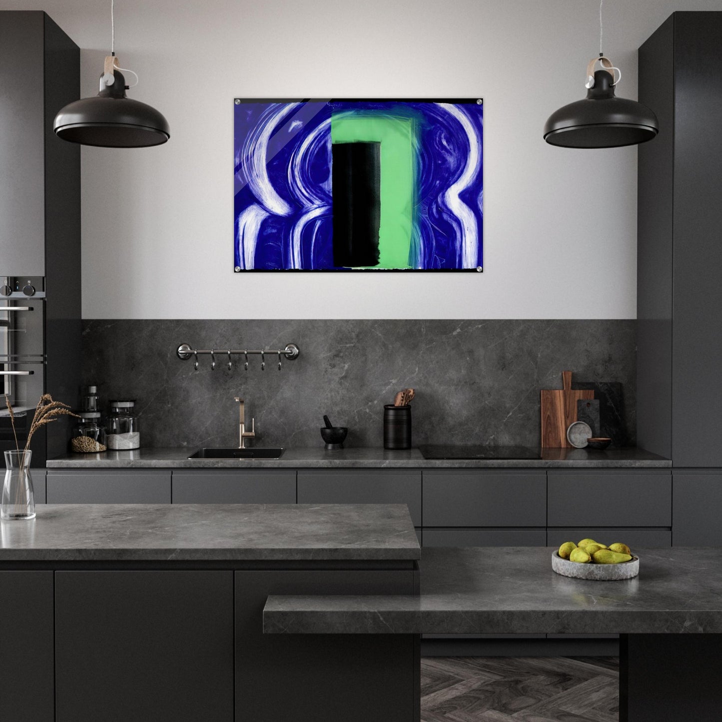 Moroccan Door - 1991 - Howard Hodgkin Acrylic Print - 70x100 cm / 28x40″ inches