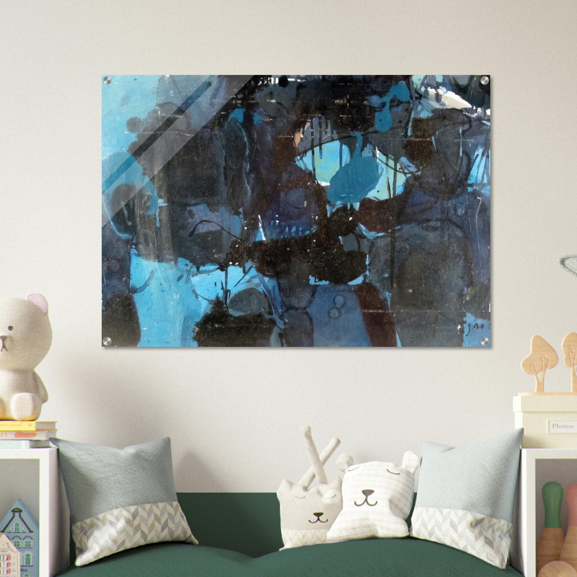Untitled - 1950 - Jiro Yoshihara Acrylic Print - 70x100 cm / 28x40″ inches