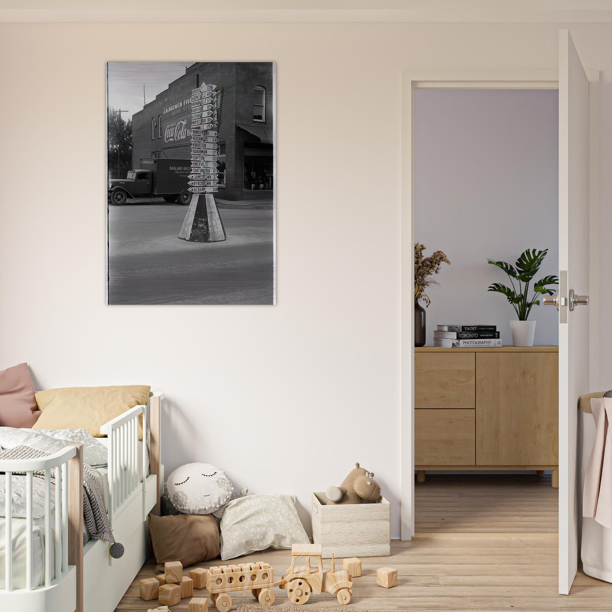 SIGNS - Ben Shahn Brushed Aluminum Print - 70x100 cm / 28x40 inches | Ben Shahn Aluminum Print | Ben Shahn Prints