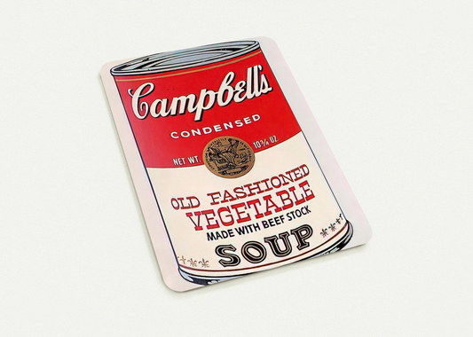 Campbell's Soup Can  Old Fashioned Vegetable  By Andy Warhol Pack of 10 Post Cards | Andy Warhol Post Cards | A6 (10.5 x 14.8 cm) - 4.1 x 5.8 inches