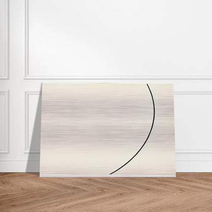 Curve - Ellsworth Kelly Brushed Aluminum Print - 70x100 cm / 28x40 inches | Ellsworth Kelly Aluminum Print | Ellsworth Kelly Prints