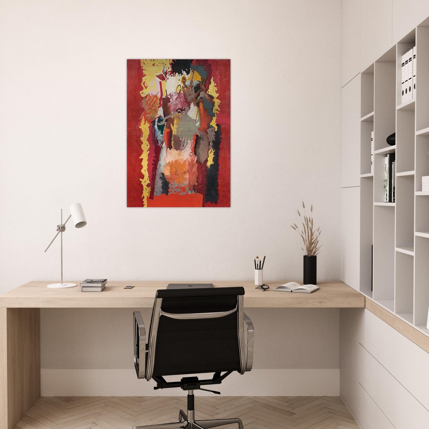 The Witch Doctor - 1963 - John Ferren Brushed Aluminum Print - 70x100 cm / 28x40 inches | John Ferren Aluminum Print | John Ferren Prints