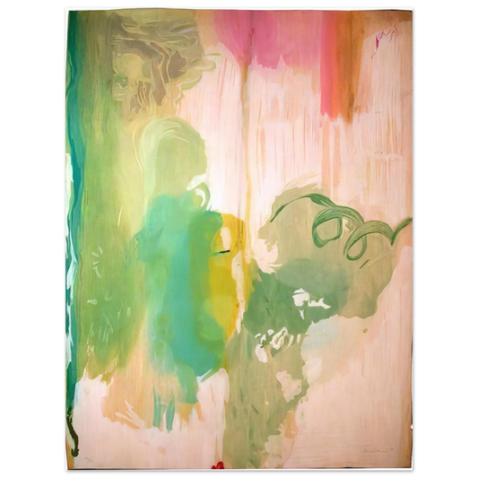 Helen Frankenthaler - Snow Pines - 2004 Wall art - 13x18 cm / 5x7 inches - Fine Art Poster-canvas - -