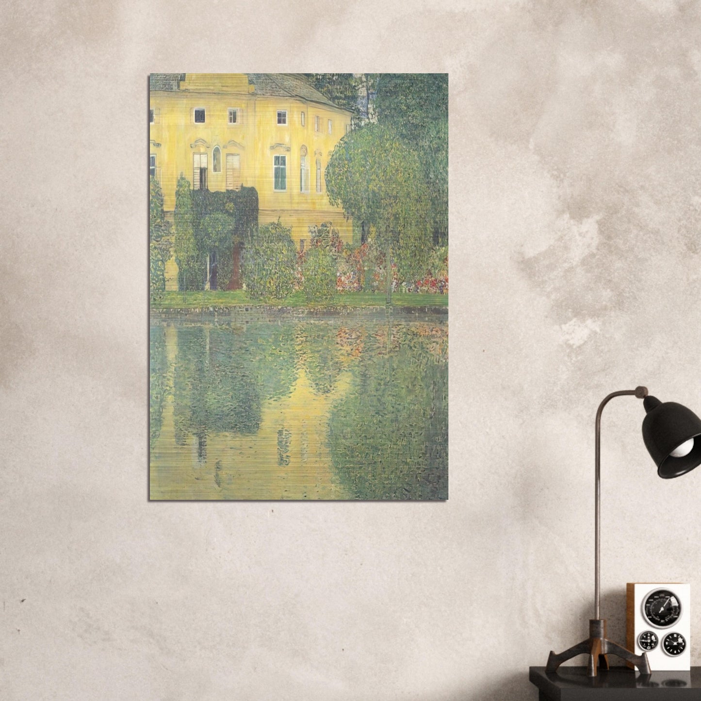 SCHLOSS KAMMER ON THE ATTERSEE IV - Gustav Klimt Brushed Aluminum Print - 70x100 cm / 28x40 inches | Gustav Klimt Aluminum Print | Gustav Klimt Prints