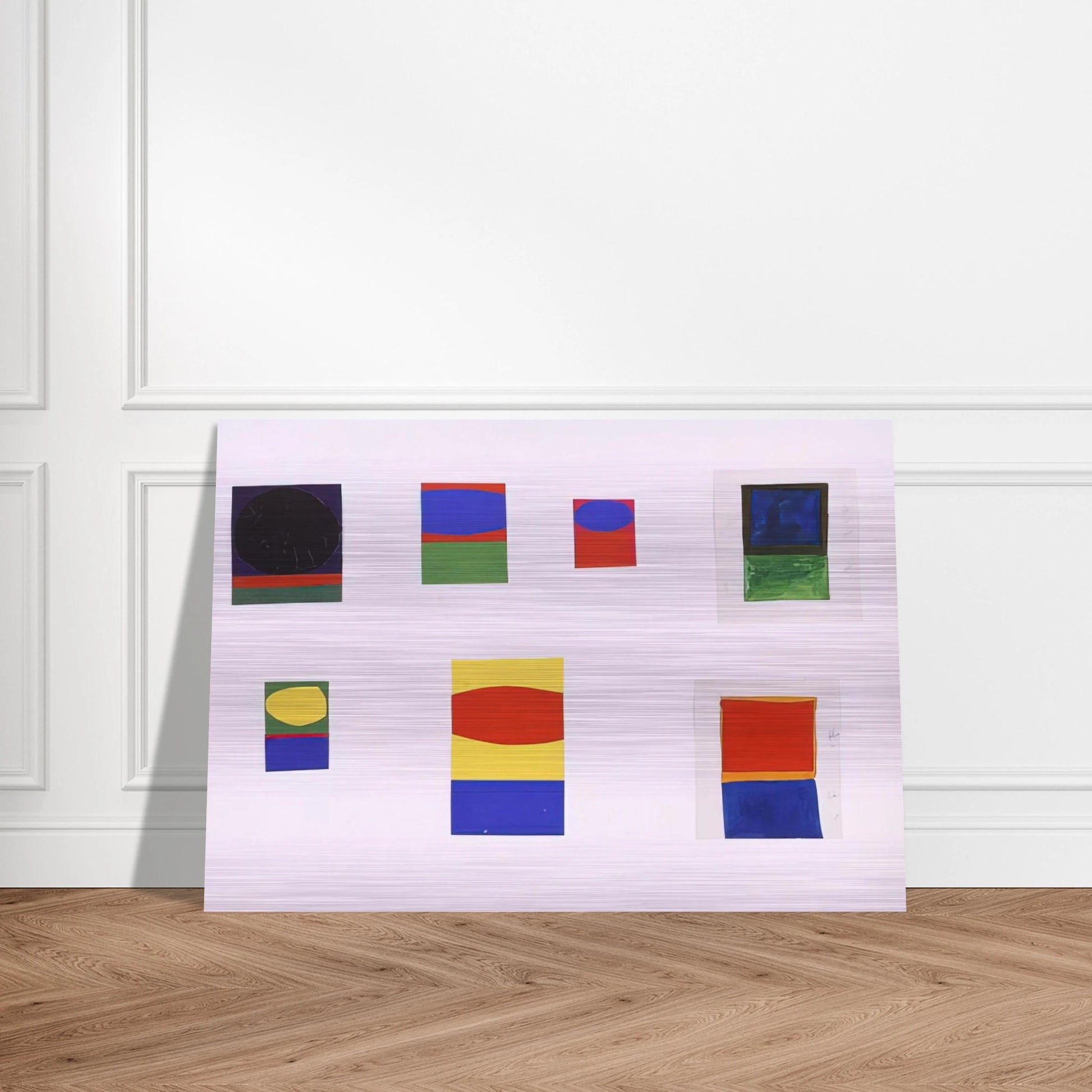 Tablet #153 - Ellsworth Kelly Brushed Aluminum Print - 70x100 cm / 28x40 inches | Ellsworth Kelly Aluminum Print | Ellsworth Kelly Prints