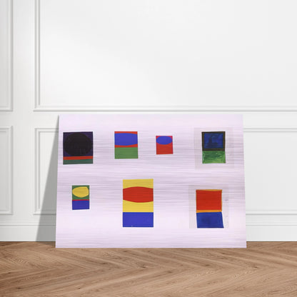 Tablet #153 - Ellsworth Kelly Brushed Aluminum Print - 70x100 cm / 28x40 inches | Ellsworth Kelly Aluminum Print | Ellsworth Kelly Prints