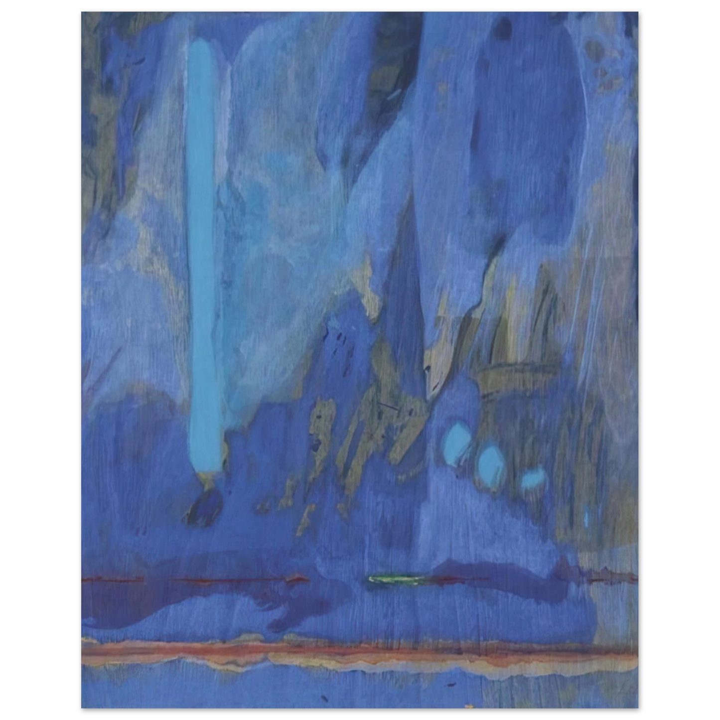 Helen Frankenthaler - Tales of Genji III - 1998 Wall art - 30x45 cm / 12x18 inches - Fine Art Poster-canvas - -