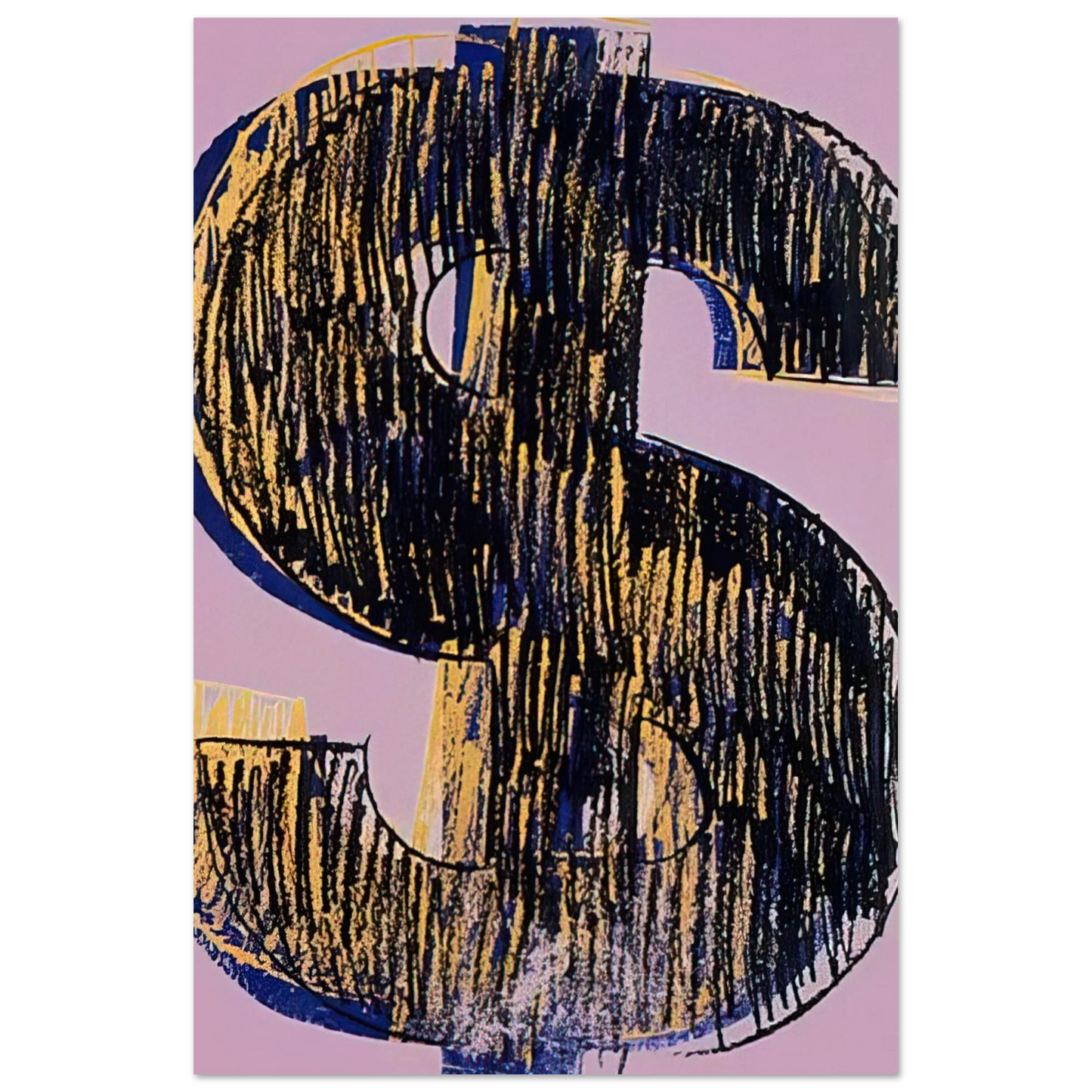 Andy Warhol - Dollar Sign Fine Art Poster