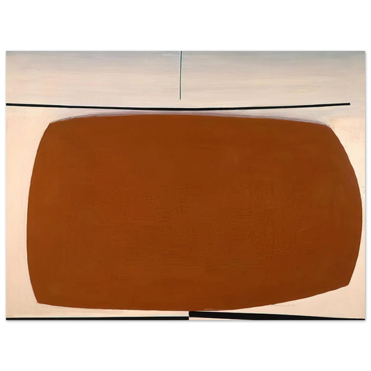 Victor Pasmore - YELLOW ABSTRACT 1961  75x100 cm / 30x40inches Fine Art Poster