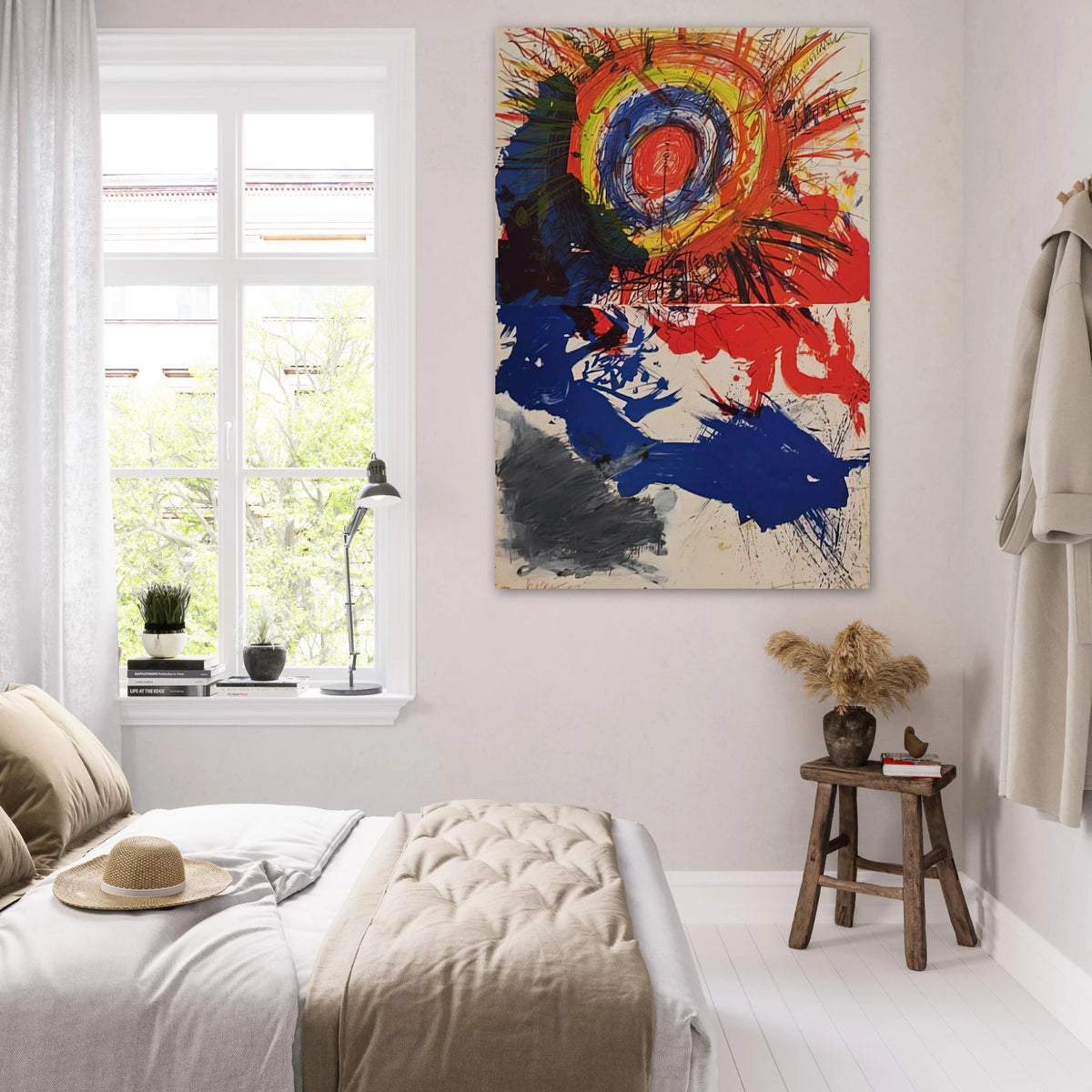 Composition - 1957 - Walasse Ting Art Prints - 100x150 cm / 40x60″ inches | Walasse Ting Poster | Walasse Ting Prints