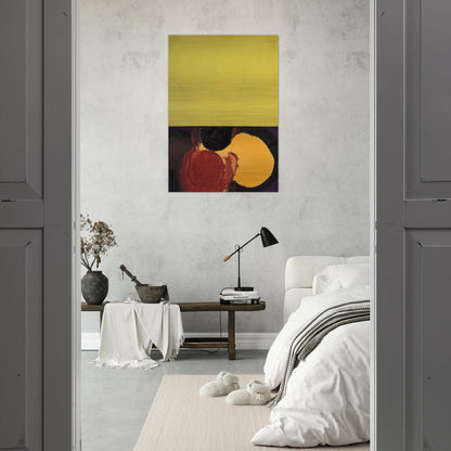 UNTITLED 1965 - Luis Feito Brushed Aluminum Print - 70x100 cm / 28x40 inches | Luis Feito Aluminum Print | Luis Feito Prints