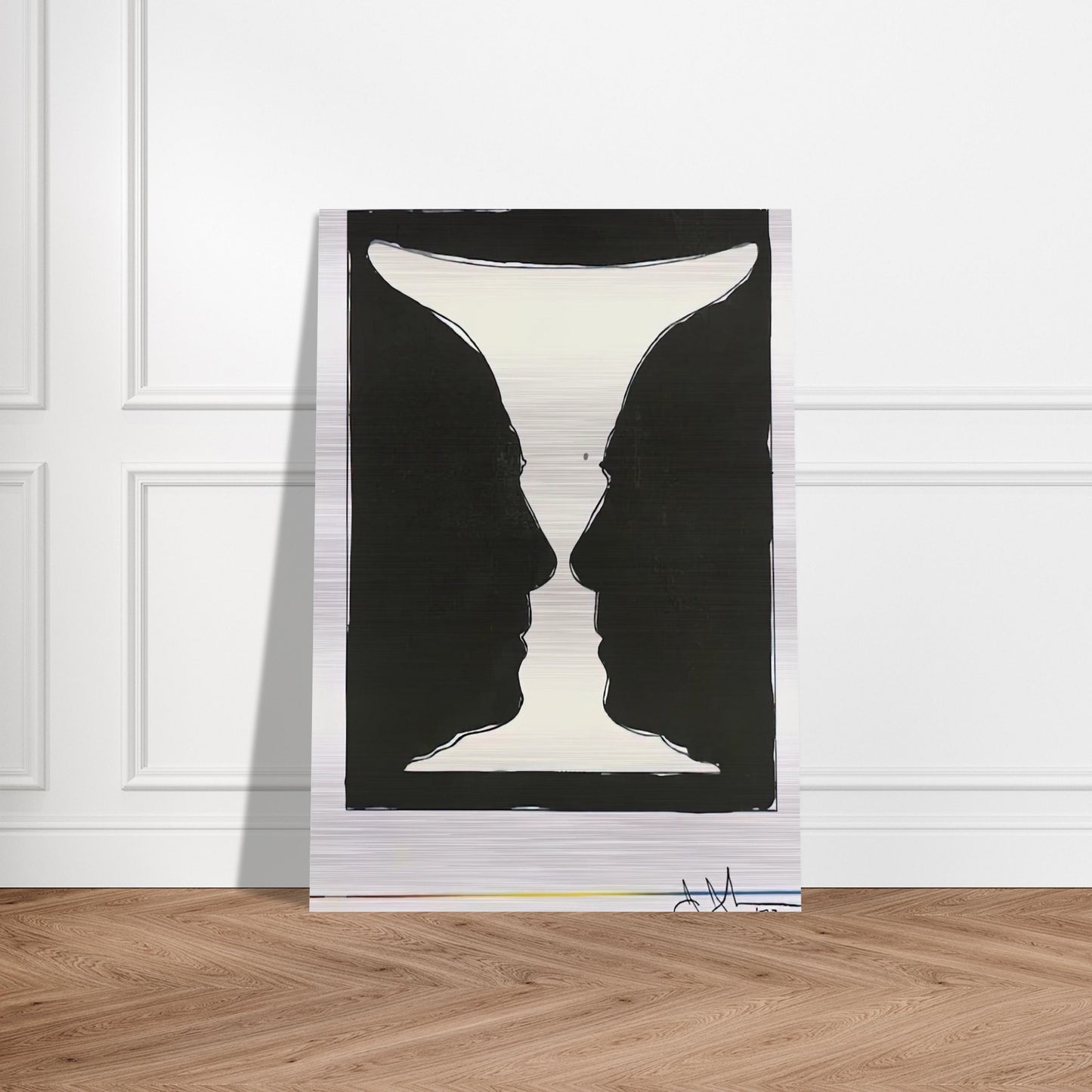 CUP 2 PICASSO 1973 - Jasper Johns Brushed Aluminum Print - 70x100 cm / 28x40 inches | Jasper Johns Aluminum Print | Jasper Johns Prints