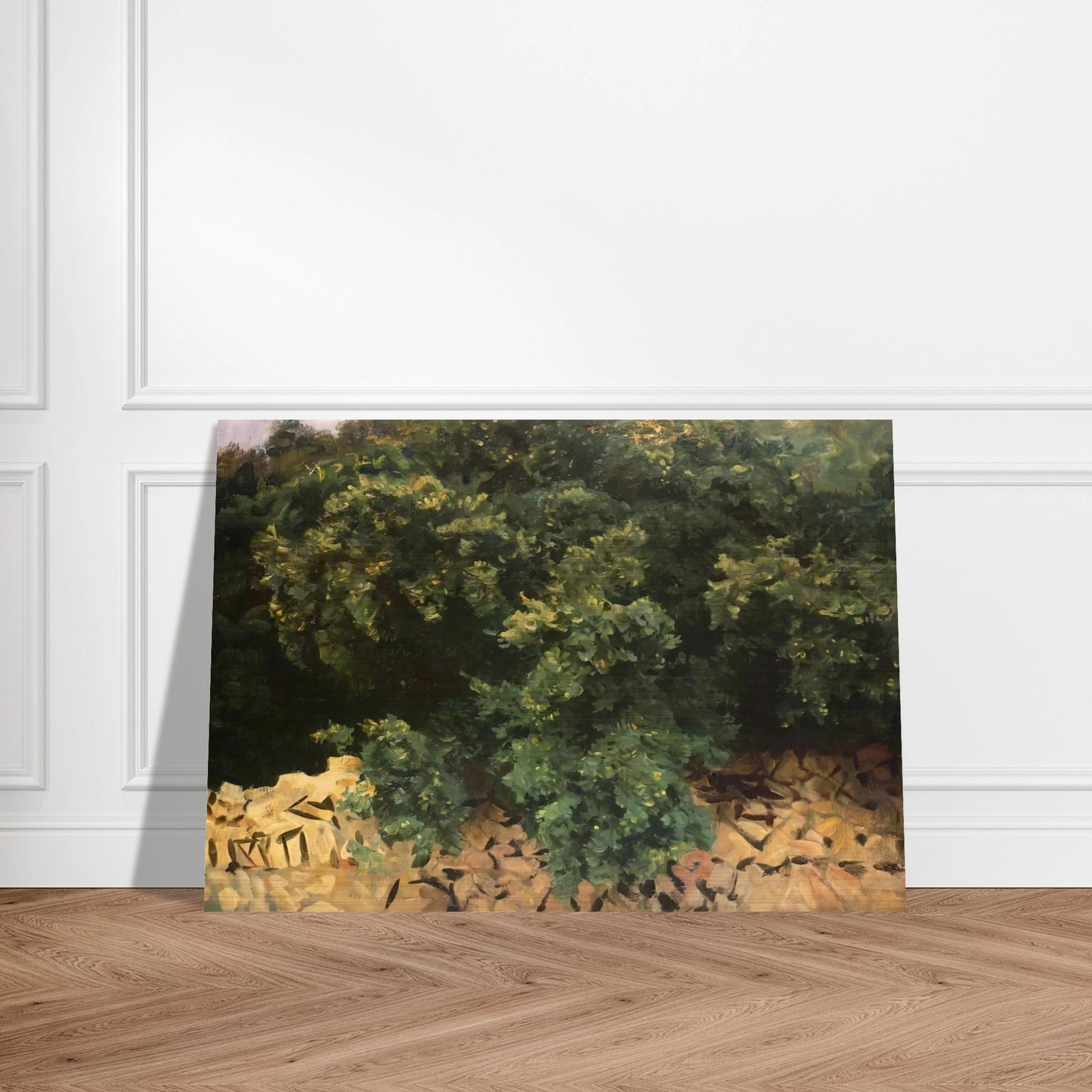 Ilex Wood, Majorca - John Singer Sargent Brushed Aluminum Print - 70x100 cm / 28x40 inches | John Singer Sargent Aluminum Print | John Singer Sargent Prints