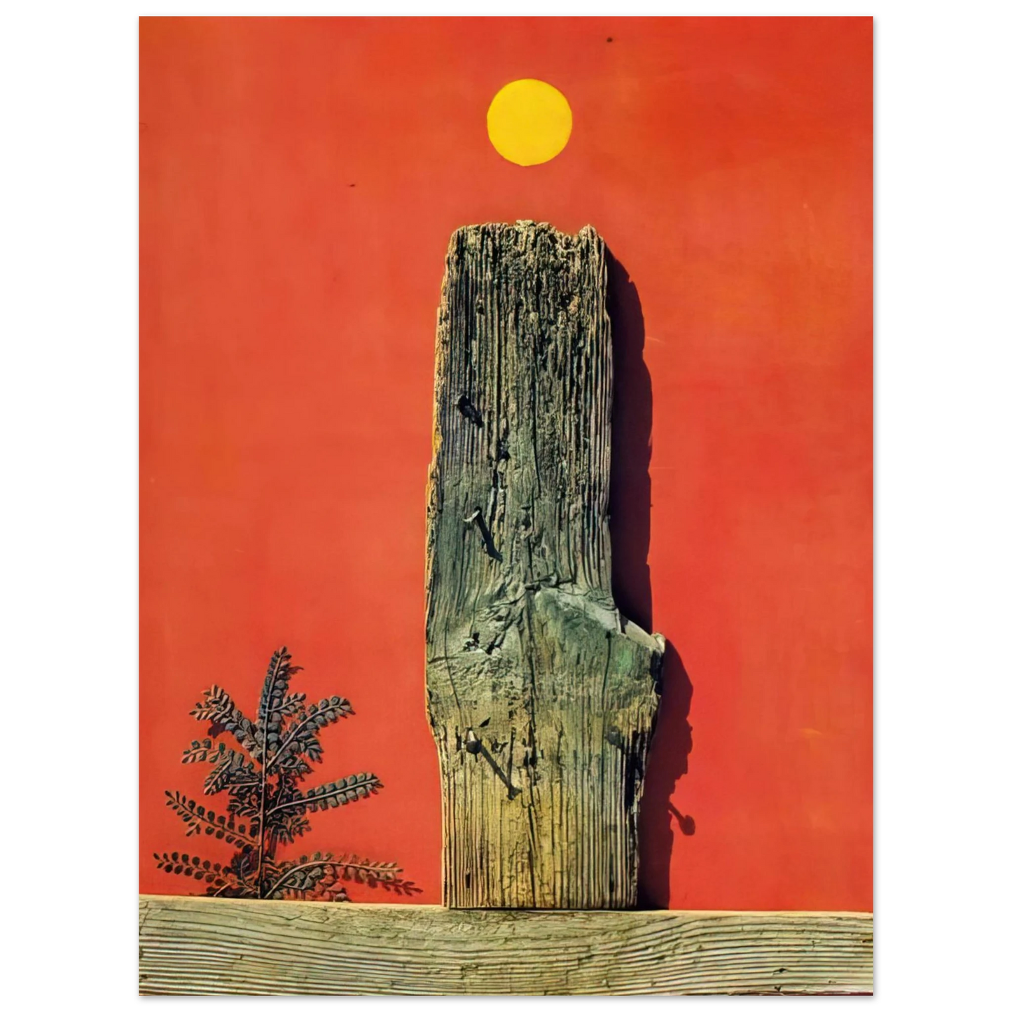 Max Ernst - Red Forest  75x100 cm / 30x40inches Fine Art Poster