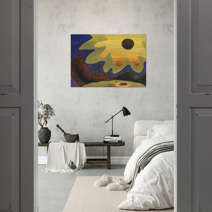 Sun - 1943 - Arthur Dove Brushed Aluminum Print - 70x100 cm / 28x40 inches | Arthur Dove Aluminum Print | Arthur Dove Prints