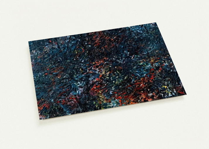Forestine By Jean-Paul Riopelle Pack of 10 Post Cards | Jean-Paul Riopelle Post Cards | A6 (10.5 x 14.8 cm) - 4.1 x 5.8 inches