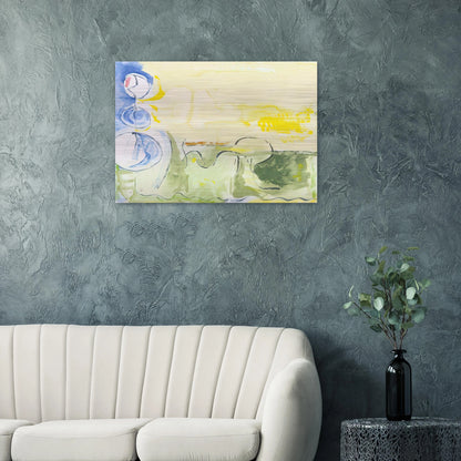 Flotilla - 2006 - Helen Frankenthaler Brushed Aluminum Print - 70x100 cm / 28x40 inches | Helen Frankenthaler Aluminum Print | Helen Frankenthaler Prints