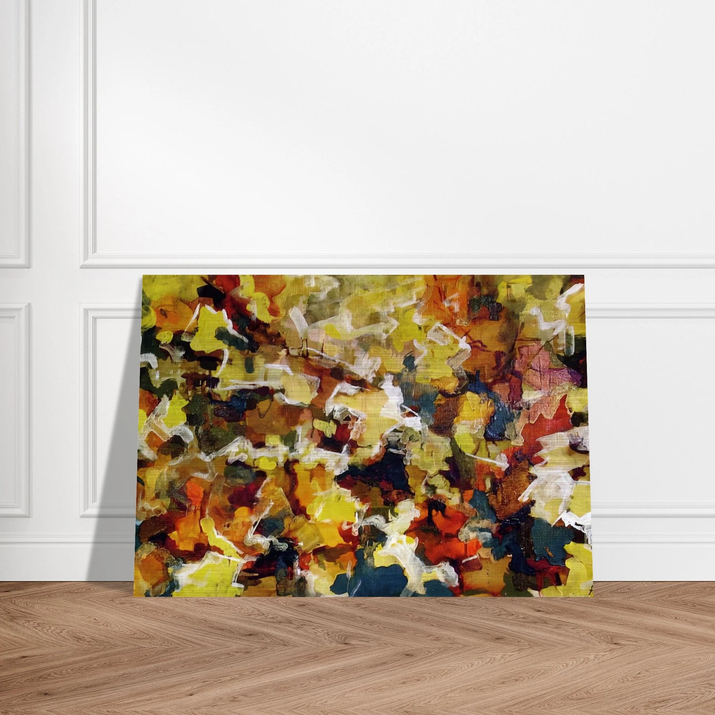 ABSTRACT EXPRESSIONIST AUTUMN SKY 1953 - Audrey Flack Brushed Aluminum Print - 70x100 cm / 28x40 inches | Audrey Flack Aluminum Print | Audrey Flack Prints