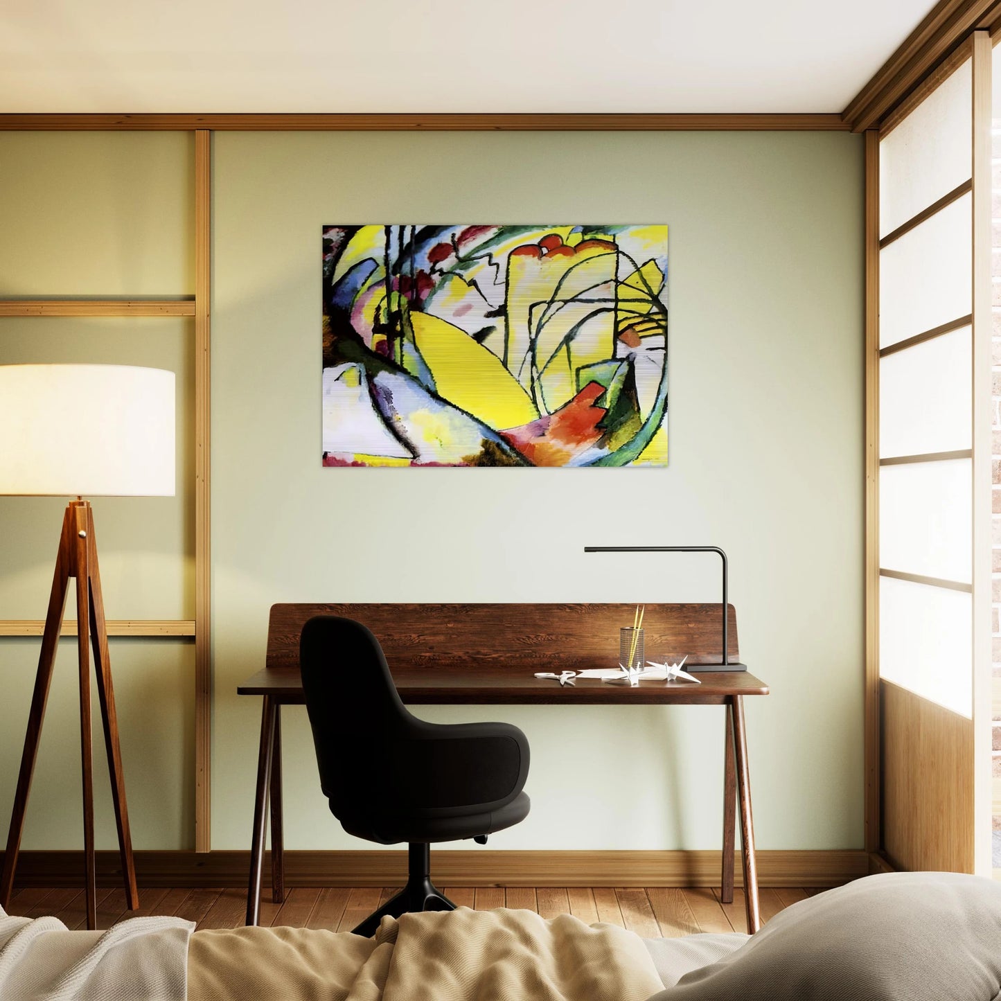 IMPROVISATION 10 1910 - Wassily Kandinsky Brushed Aluminum Print - 70x100 cm / 28x40 inches | Wassily Kandinsky Aluminum Print | Wassily Kandinsky Prints