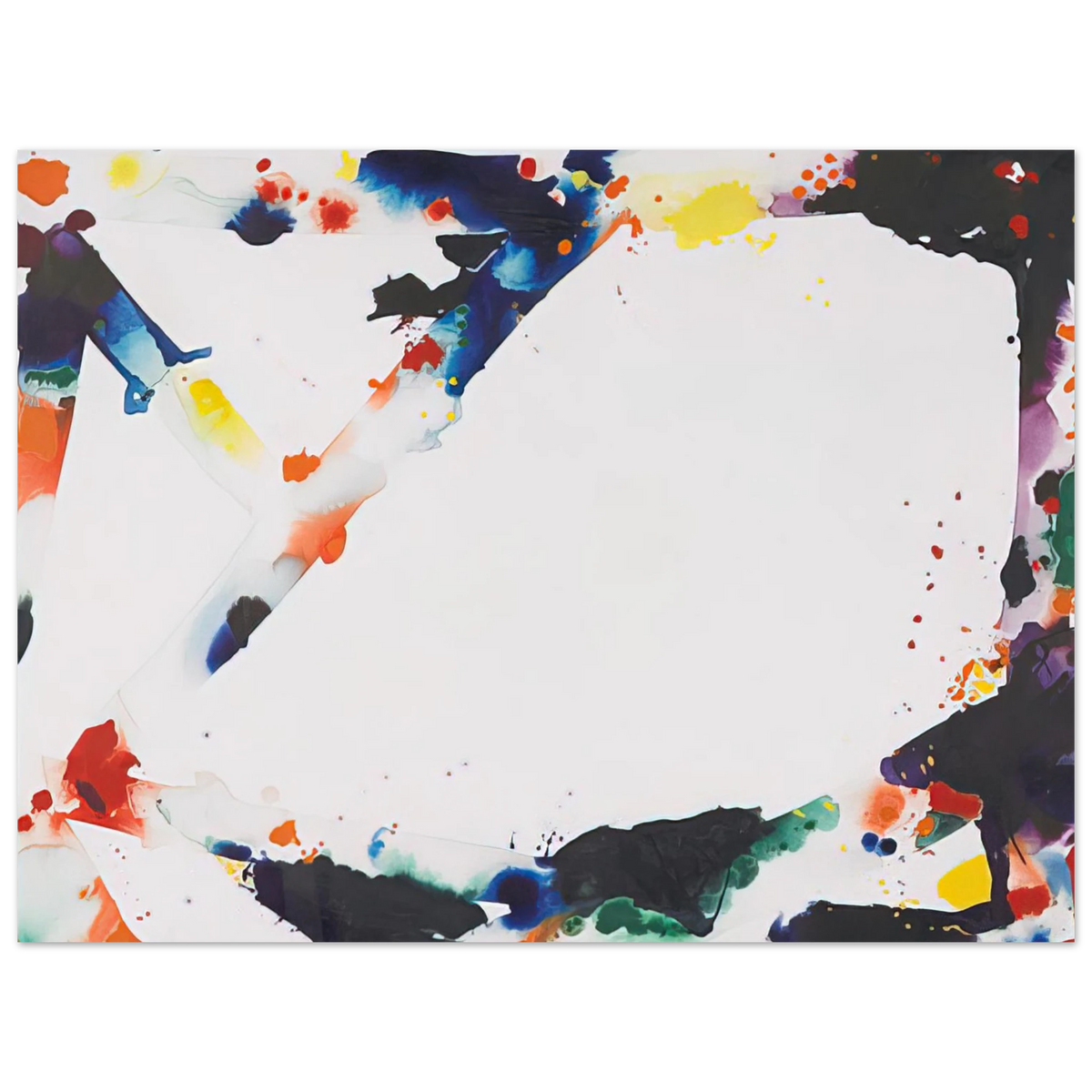 Sam Francis - Angel Trails  75x100 cm / 30x40inches Fine Art Poster