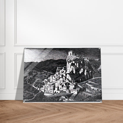 PALIZZI CALABRIA OCTOBER 1930 1930 - MC Escher Acrylic Print - 70x100 cm / 28x40″ inches | Maurits Cornelis Escher Prints
