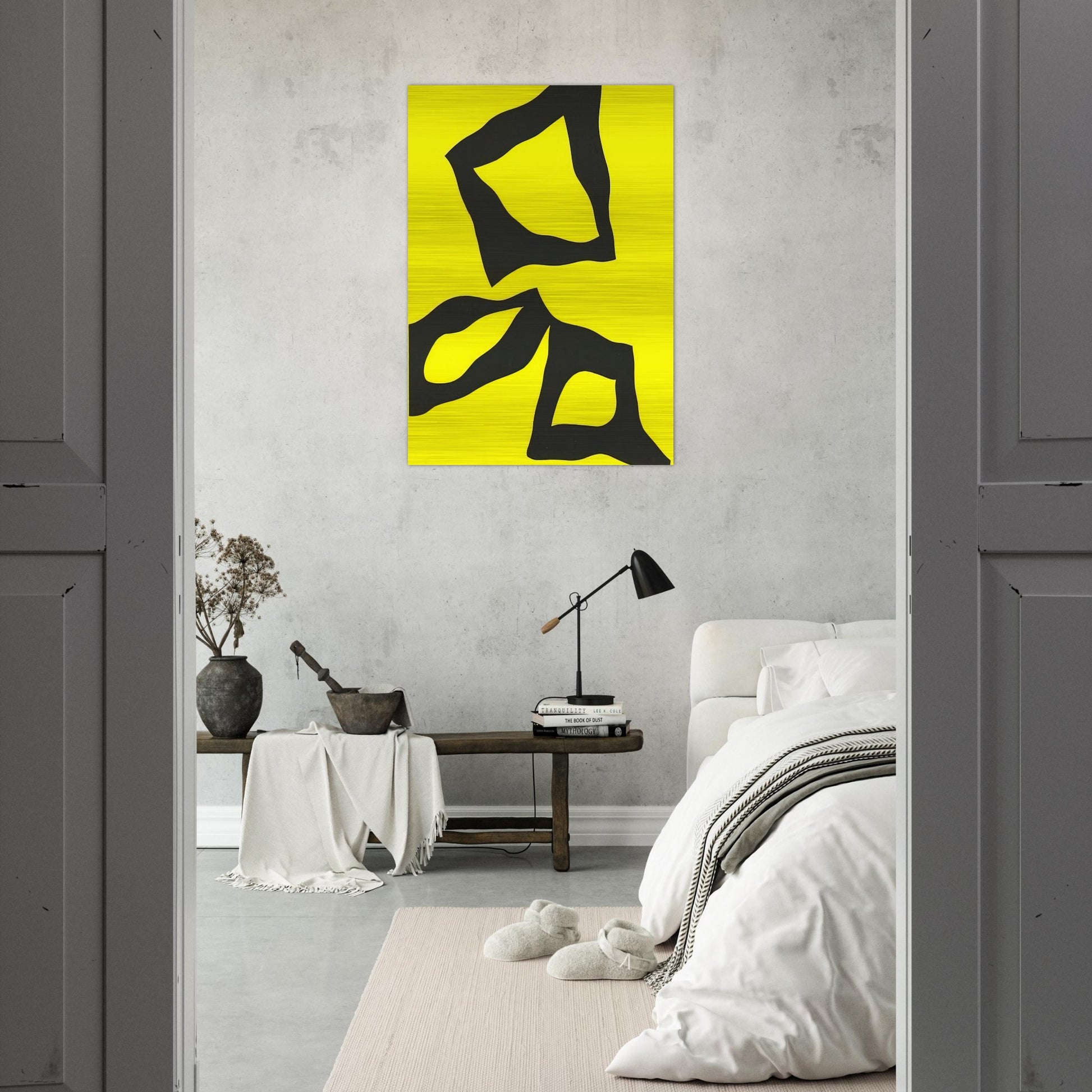 Hasard - Jean Arp Brushed Aluminum Print - 70x100 cm / 28x40 inches | Jean Arp Aluminum Print | Jean Arp Prints