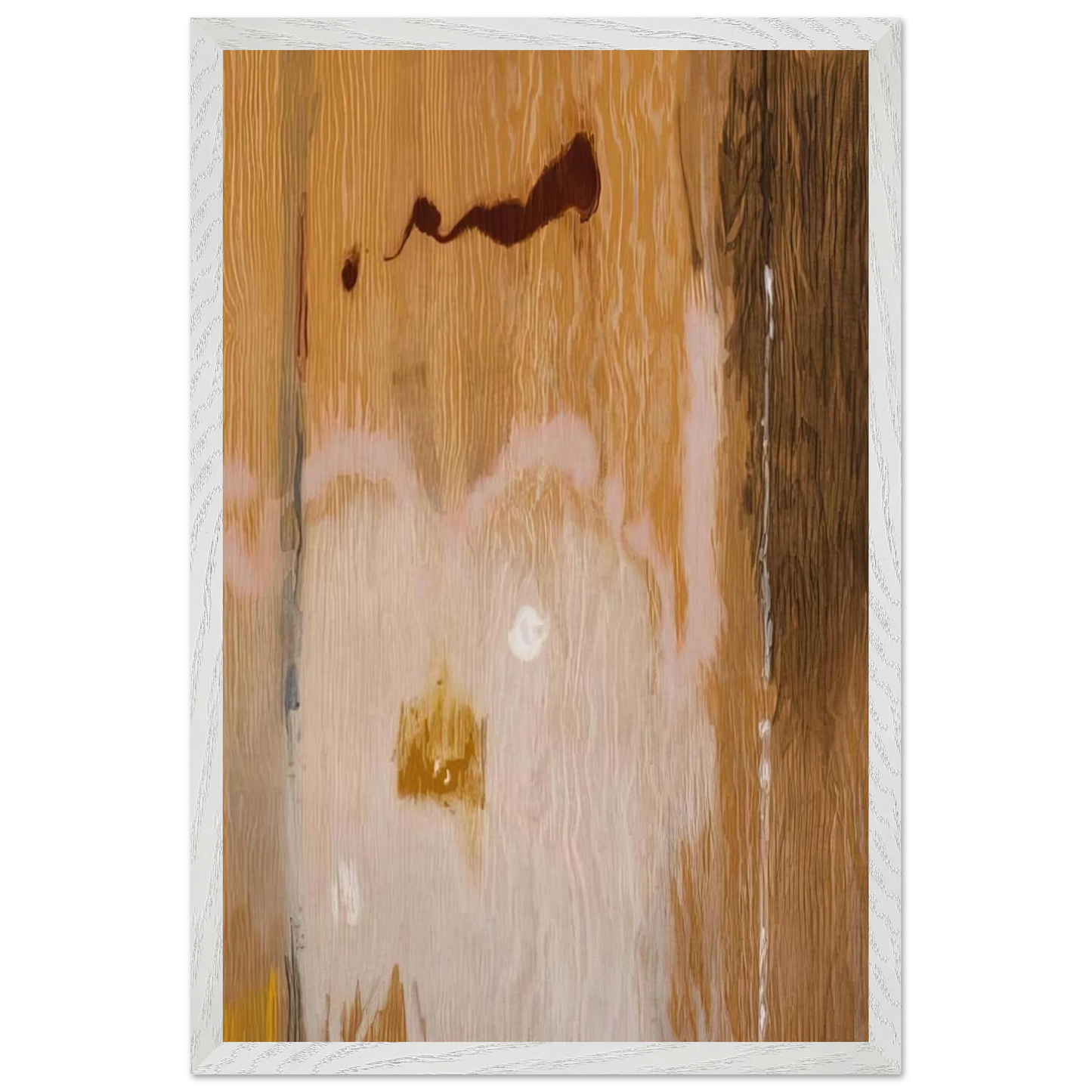 Helen Frankenthaler - Tales of Genji VI - 1998 Wall art - 70x100 cm / 28x40 inches - Premium Wooden Framed Poster With Fine Art Paper-canvas - Black frame