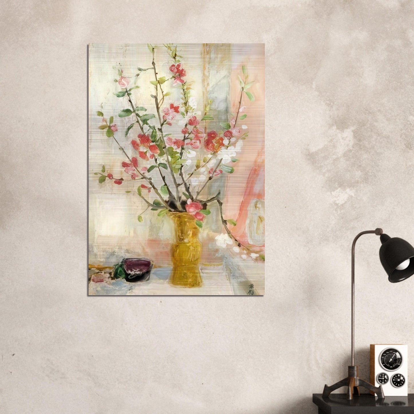 Les Pommeirs Du Japon - Post-Impressionism - Le Pho Brushed Aluminum Print - 70x100 cm / 28x40 inches | Le Pho Aluminum Print | Le Pho Prints