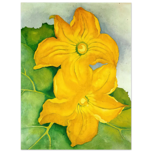 Georgia O'Keeffe - Squash Blossoms I Fine Art Poster