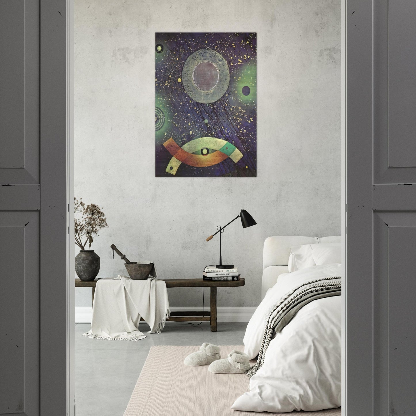 La Dernière Forêt - Max Ernst Brushed Aluminum Print - 70x100 cm / 28x40 inches | Max Ernst Aluminum Print | Max Ernst Prints