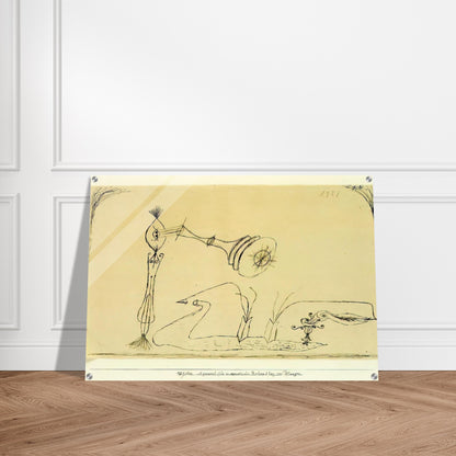 APPARATUS FOR THE MAGNETIC TREATMENT OF PLANTS 1908 - Paul Klee Acrylic Print - 70x100 cm / 28x40″ inches