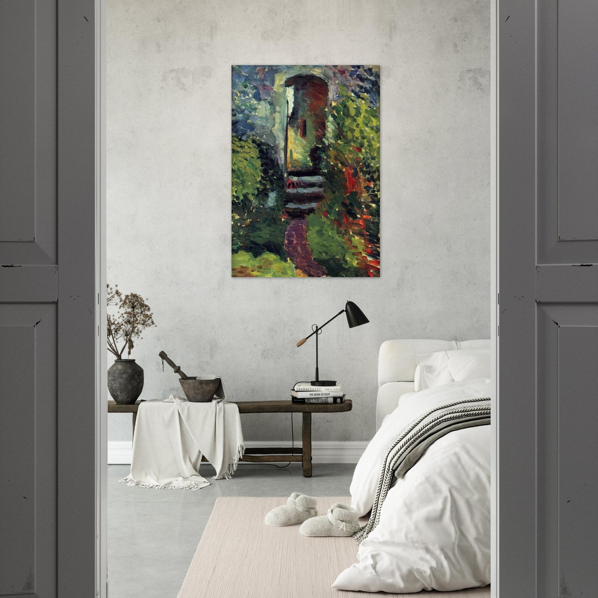 THE LITTLE GATE OF THE OLD MILL 1898 - Henri Matisse Brushed Aluminum Print - 70x100 cm / 28x40 inches | Henri Matisse Aluminum Print | Henri Matisse Prints