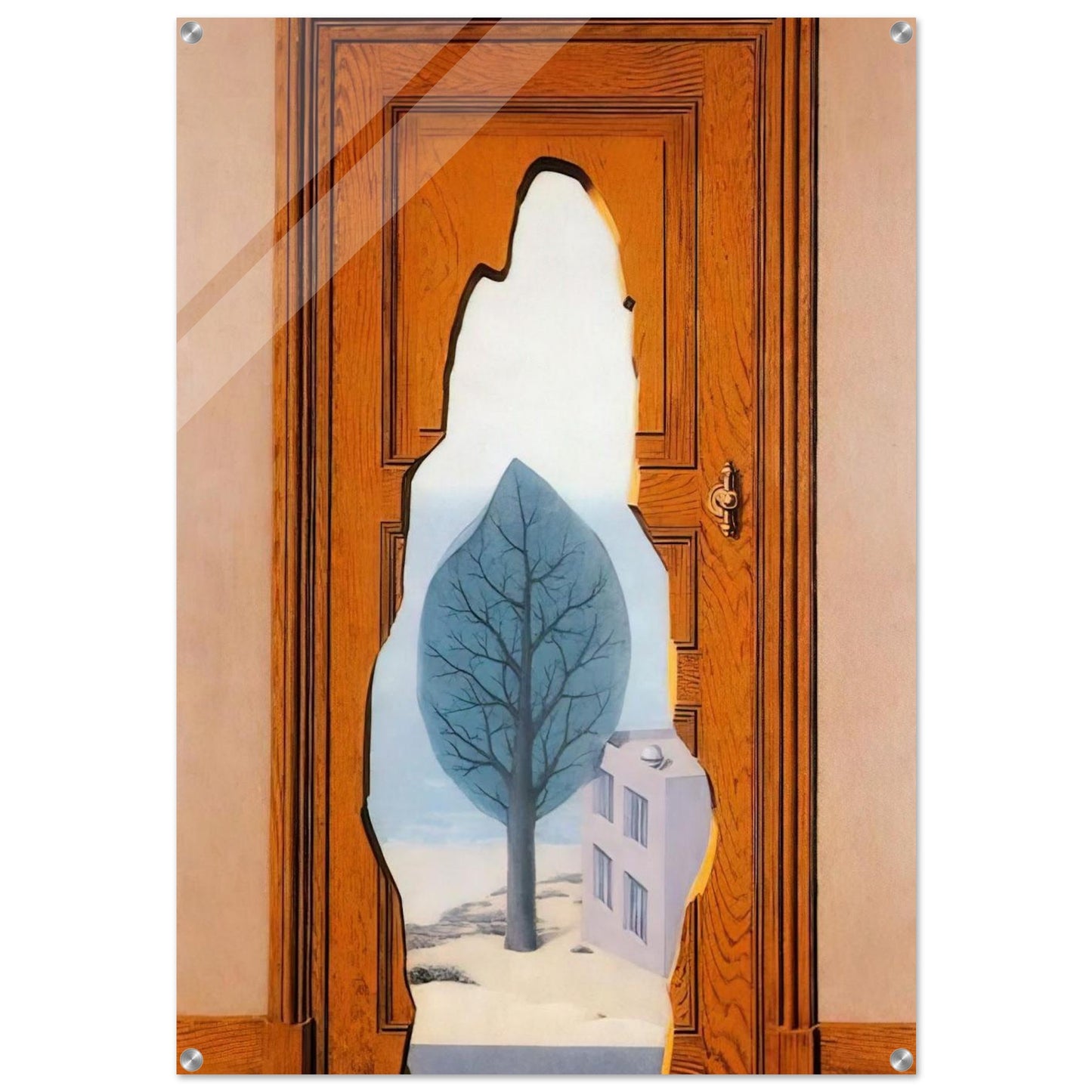 THE AMOROUS PERPECTIVE 1935 - Rene Magritte Acrylic Print - 70x100 cm / 28x40″ inches