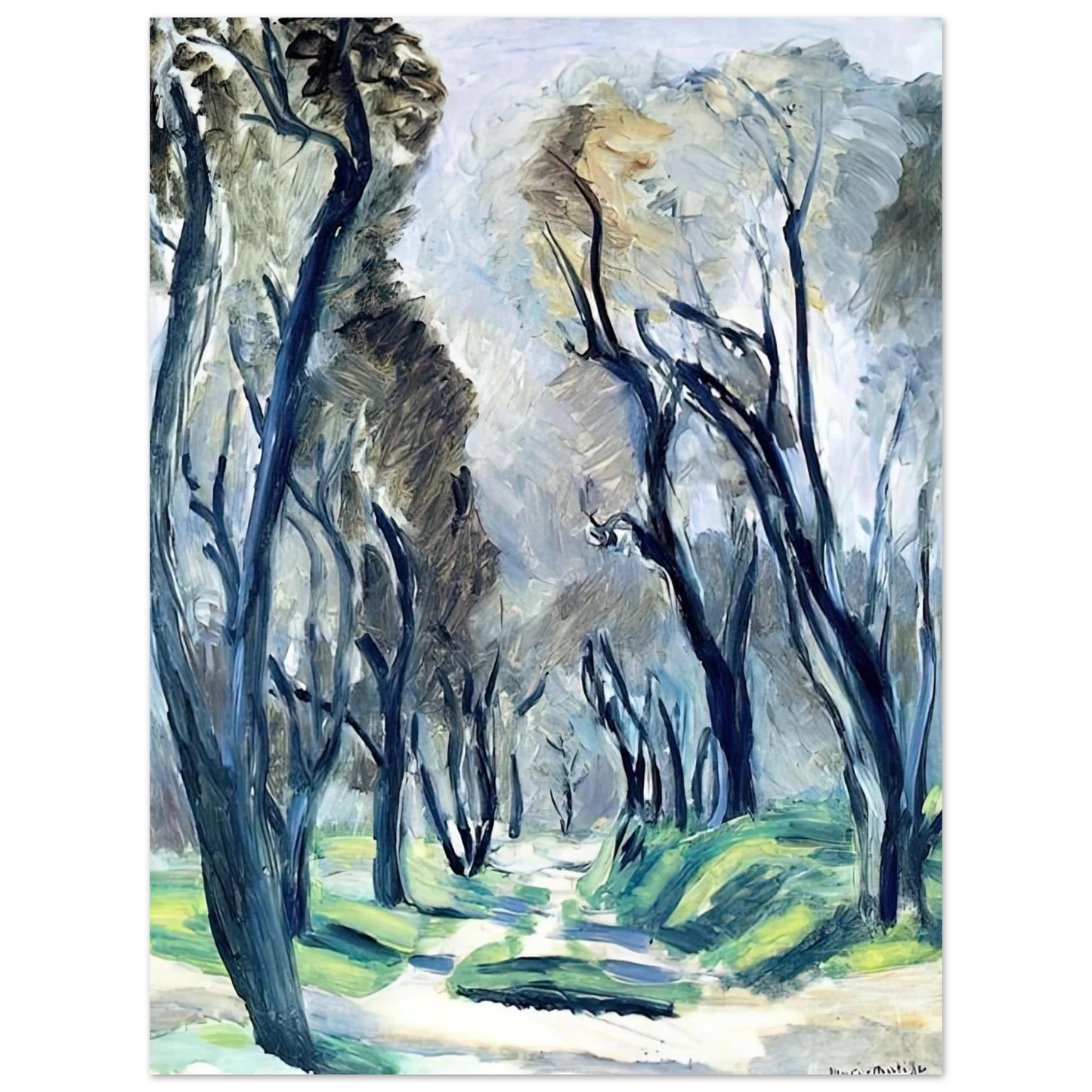 Henri Matisse - THE PATH OF OLIVE TREES 1920  75x100 cm / 30x40inches Fine Art Poster