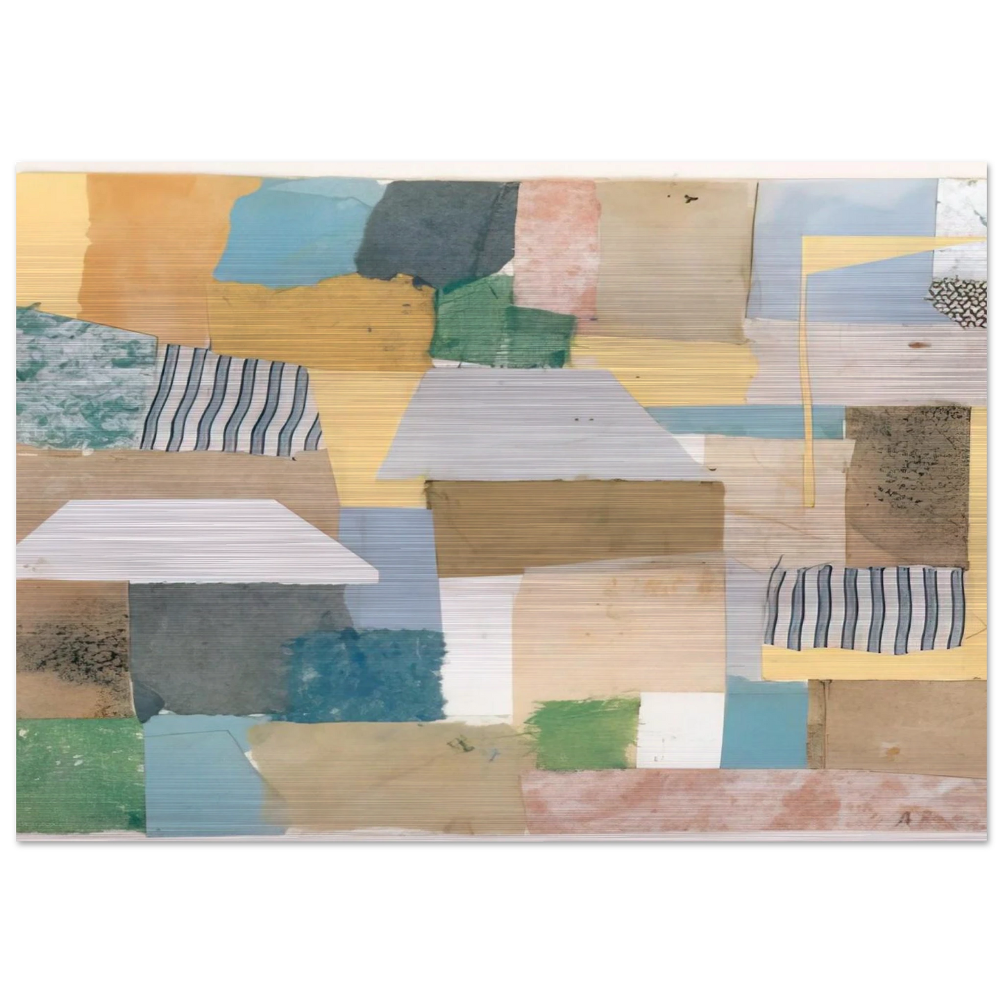 Number 653 - Abstract Expressionism - Anne Ryan Brushed Aluminum Print - 70x100 cm / 28x40 inches | Anne Ryan Aluminum Print | Anne Ryan Prints