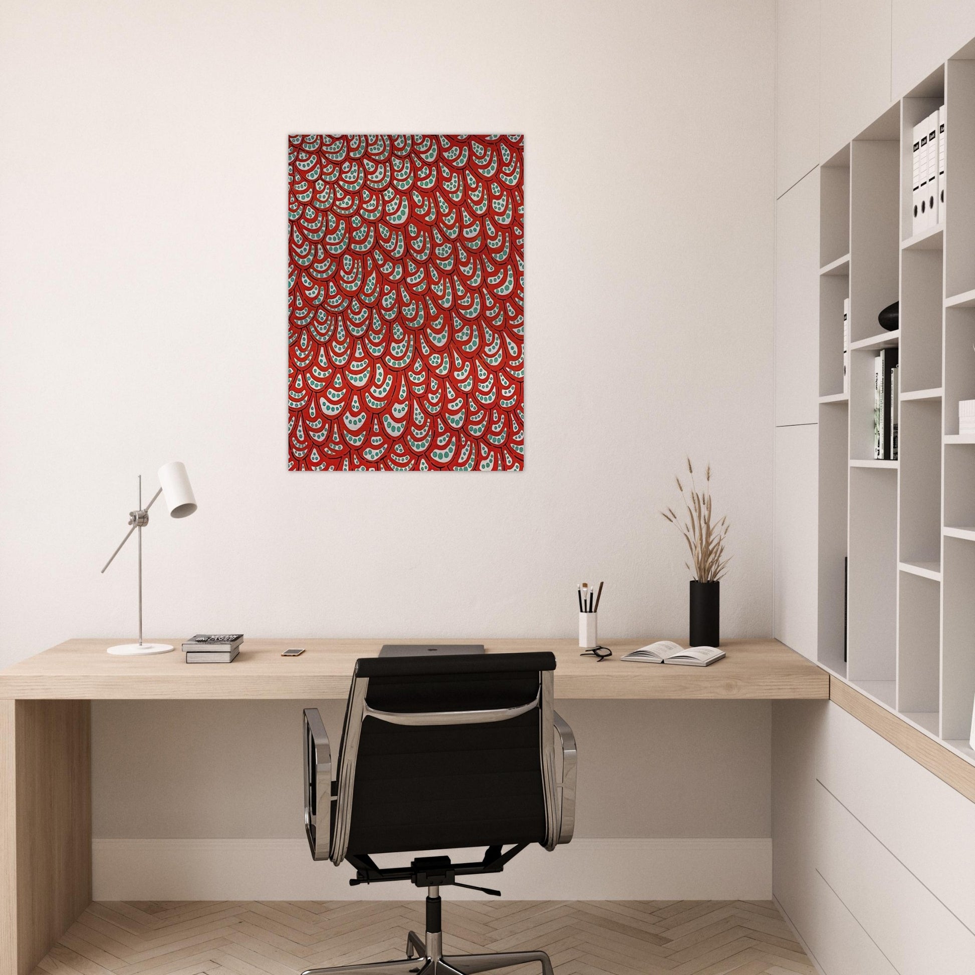 PETALS 1988 - Yayoi Kusama Brushed Aluminum Print - 70x100 cm / 28x40 inches | Yayoi Kusama Aluminum Print | Yayoi Kusama Prints