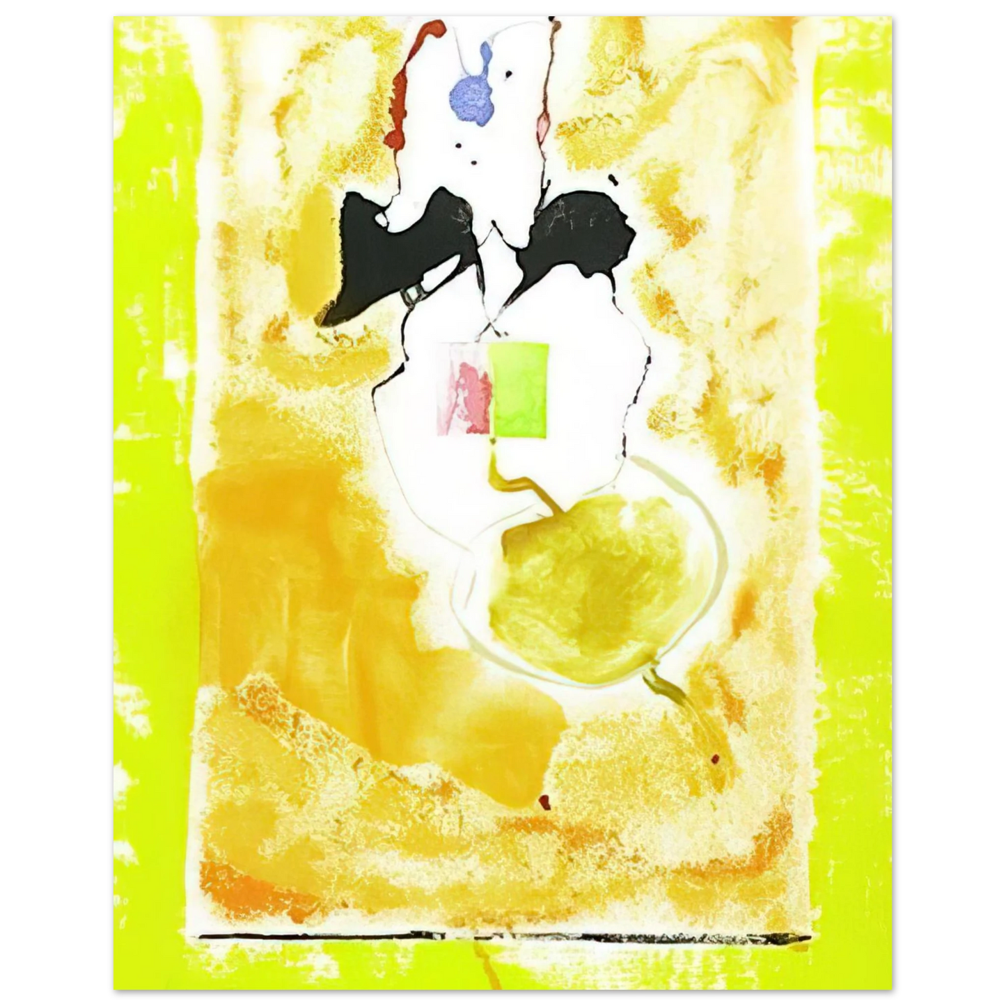 Helen Frankenthaler - Solar Imp - 2001 Wall art - 60x80 cm / 24x32 inches - Fine Art Poster-canvas - -