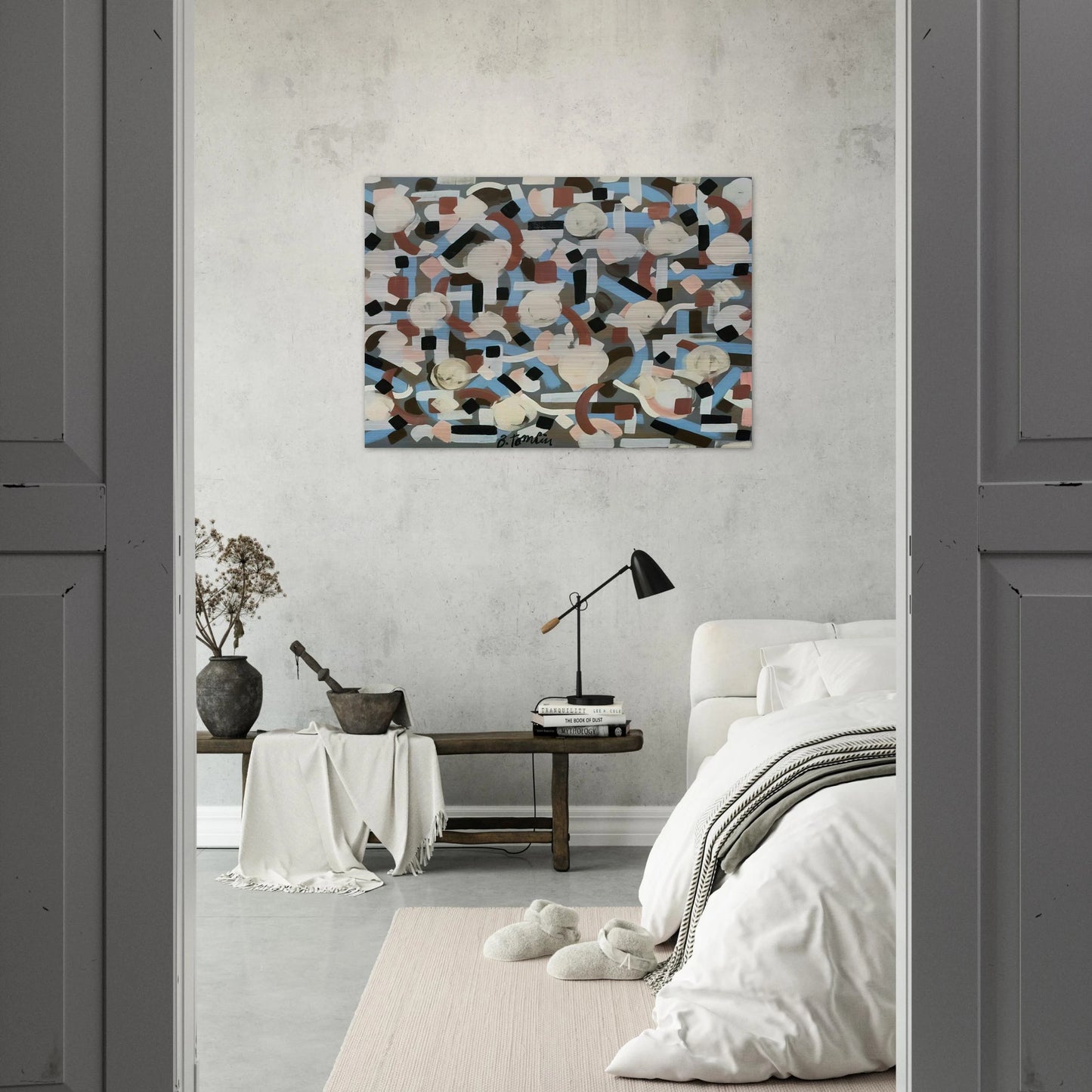 Untitled - 1952 - Bradley Walker Tomlin Brushed Aluminum Print - 70x100 cm / 28x40 inches | Bradley Walker Tomlin Aluminum Print | Bradley Walker Tomlin Prints