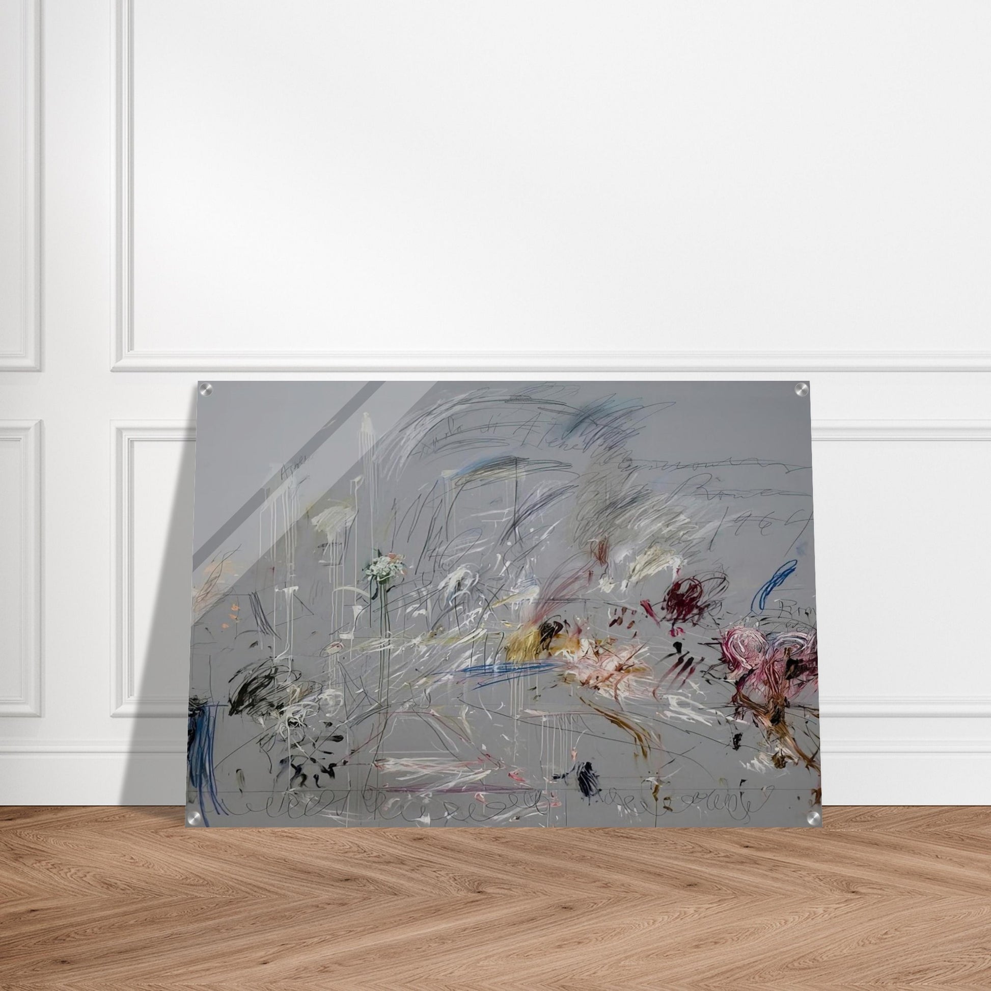 School of Athens - Cy Twombly Acrylic Print - 70x100 cm / 28x40″ inches