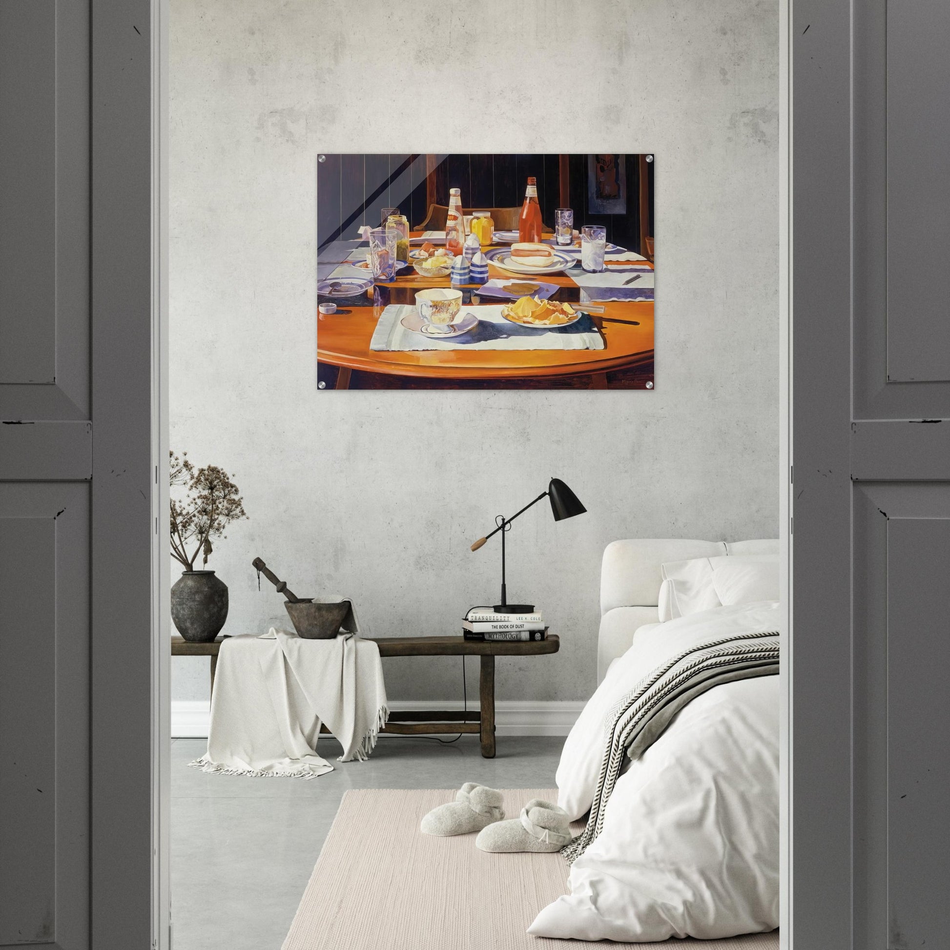 Supper Table - 1969 - Mary Pratt Acrylic Print - 70x100 cm / 28x40″ inches
