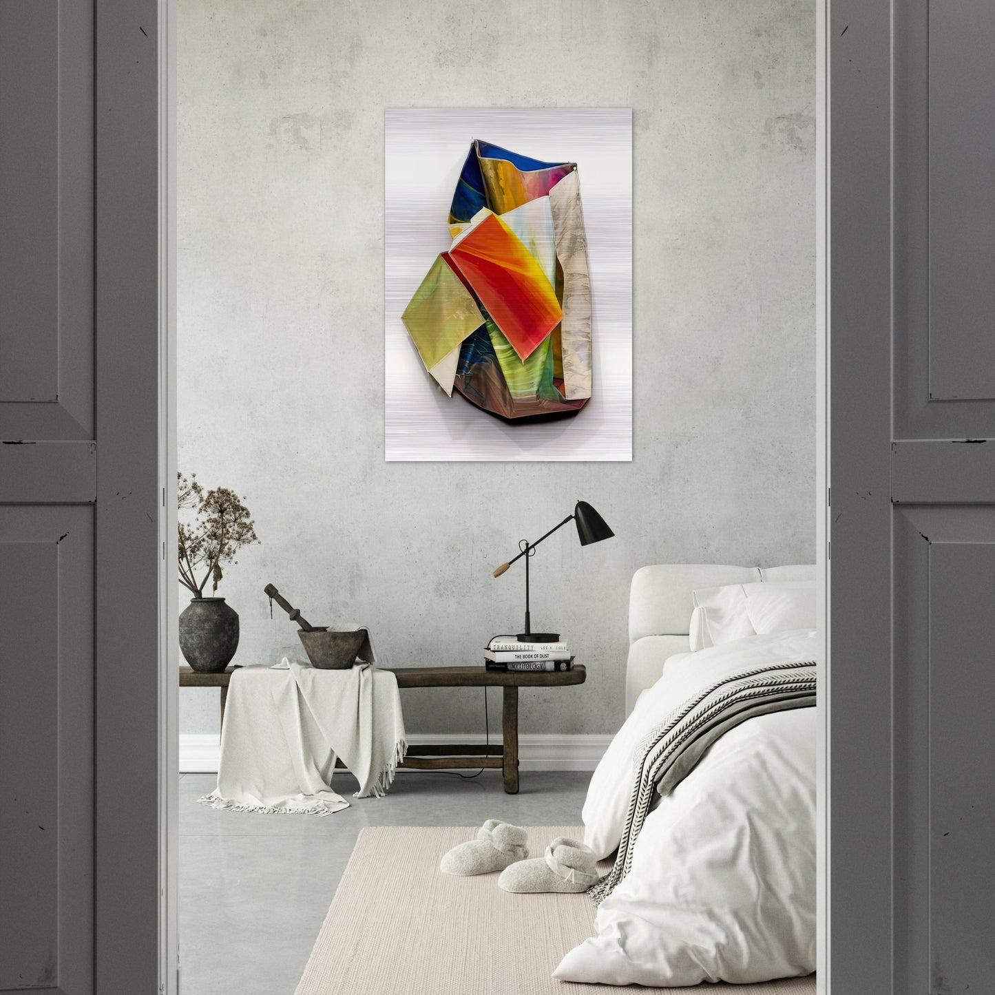 Sac 2 - Sam Gilliam Brushed Aluminum Print - 70x100 cm / 28x40 inches | Sam Gilliam Aluminum Print | Sam Gilliam Prints