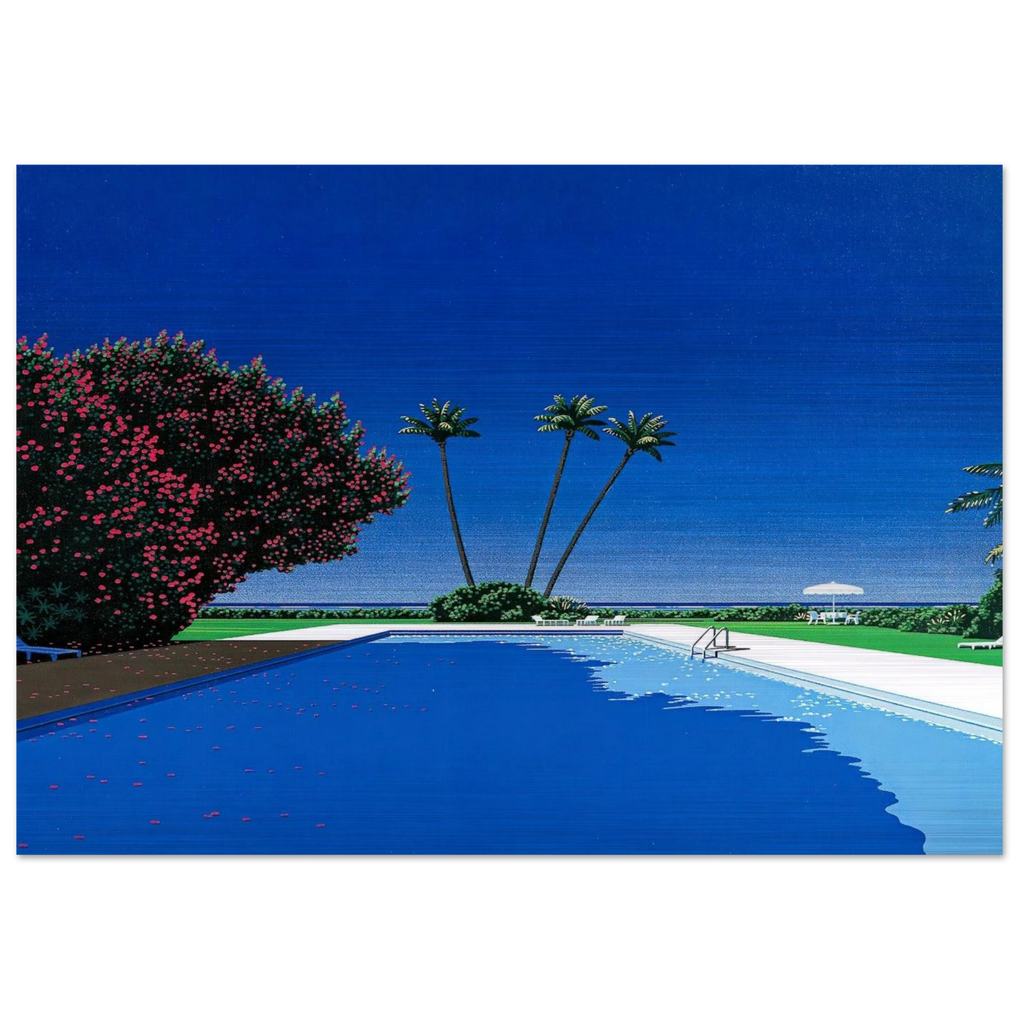 Time Goes By - Hiroshi Nagai Brushed Aluminum Print - 70x100 cm / 28x40 inches | Hiroshi Nagai Aluminum Print | Hiroshi Nagai Prints