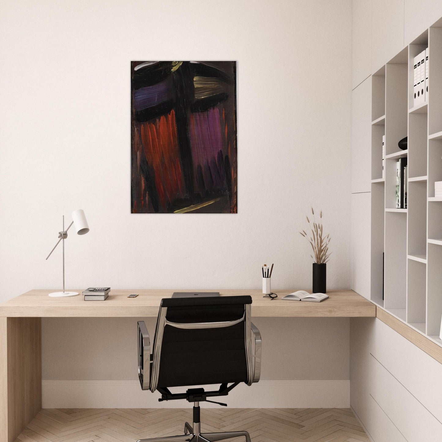 MEDITATION 1936 - Alexej von Jawlensky Brushed Aluminum Print - 70x100 cm / 28x40 inches | Alexej von Jawlensky Aluminum Print | Alexej von Jawlensky Prints