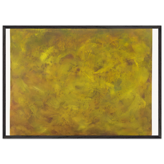 FARBRAUMK RPER 1982 - Gotthard Graubner 70x100 cm / 28x40 inches Framed Art Print – Black Wooden Frame
