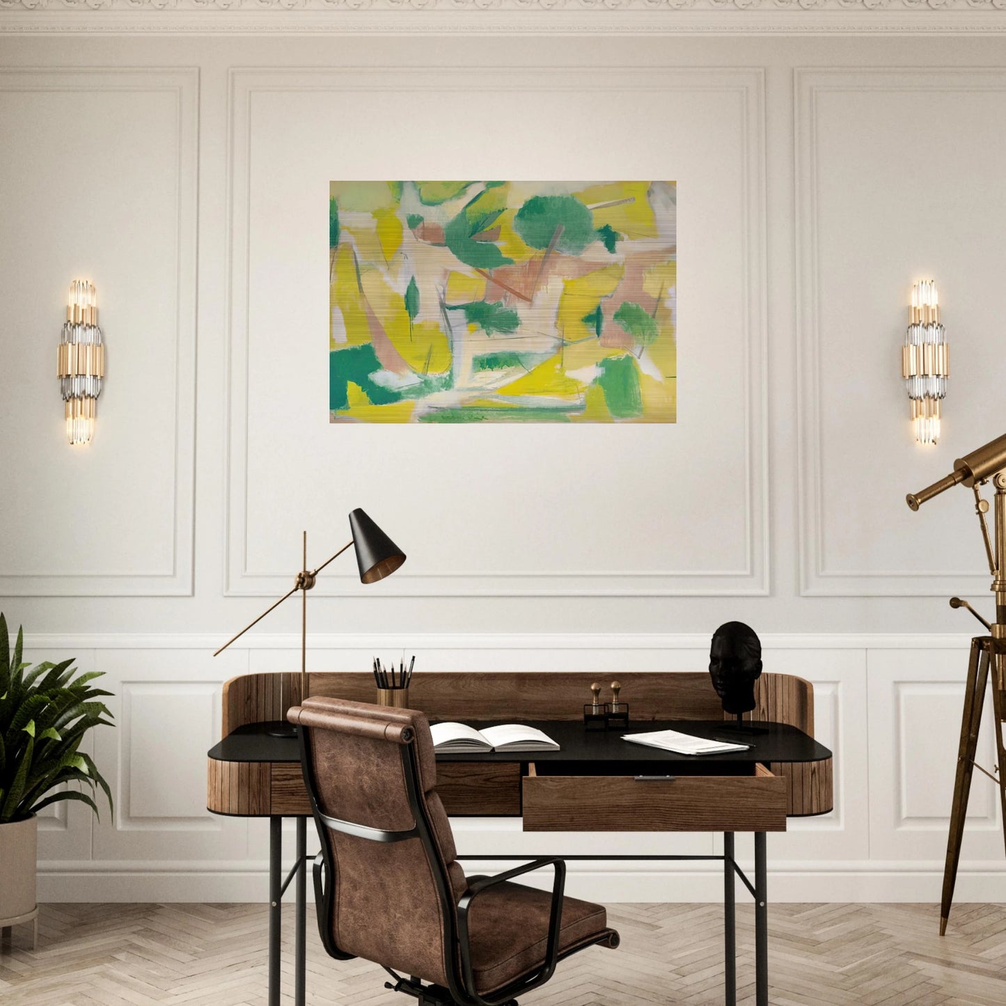 COPLA 1951 - Esteban Vicente Brushed Aluminum Print - 70x100 cm / 28x40 inches | Esteban Vicente Aluminum Print | Esteban Vicente Prints