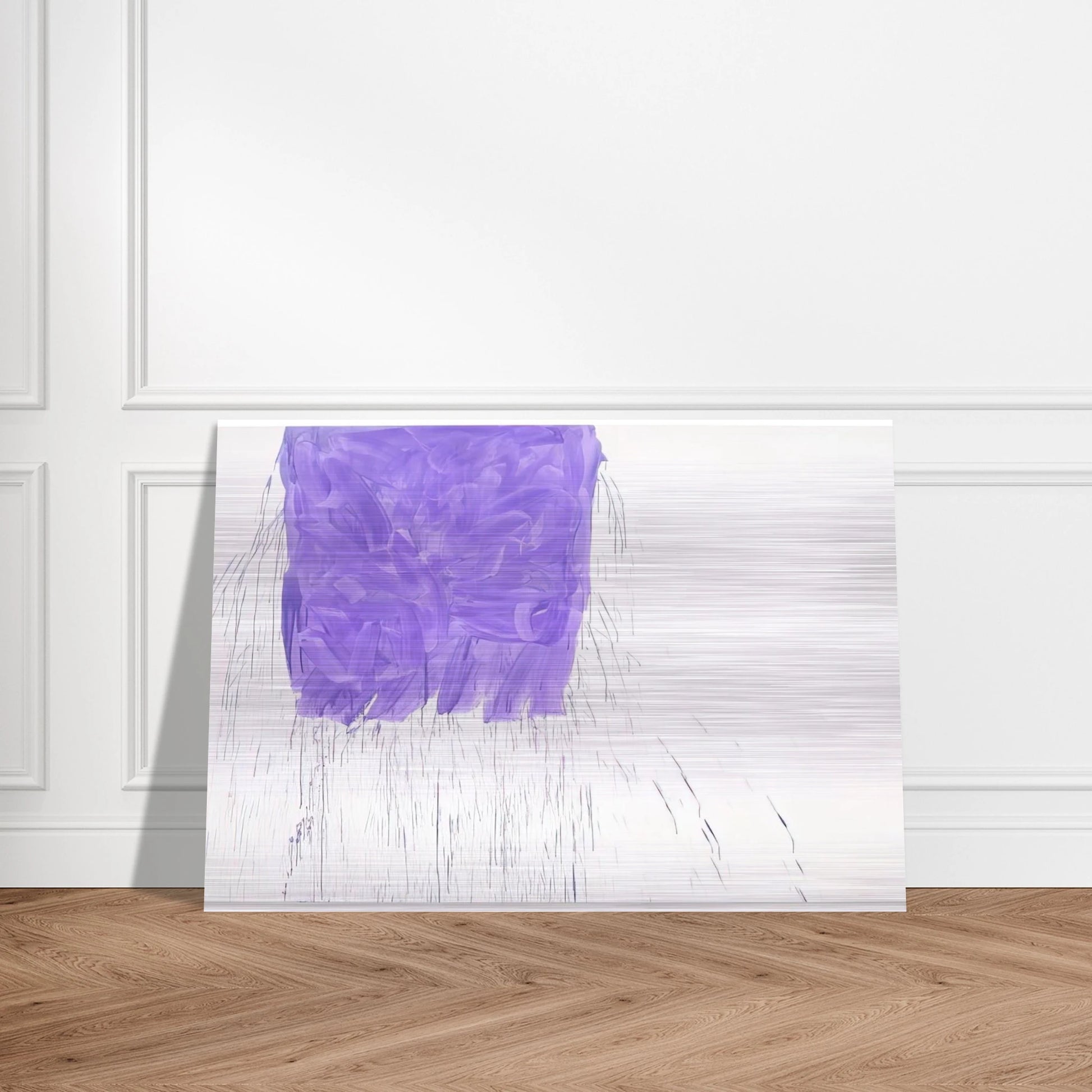 Violet - 1997 - Michel Majerus Brushed Aluminum Print - 70x100 cm / 28x40 inches | Michel Majerus Aluminum Print | Michel Majerus Prints