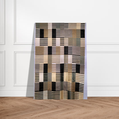 WALL HANGING 1926 - Anni Albers Brushed Aluminum Print - 70x100 cm / 28x40 inches | Anni Albers Aluminum Print | Anni Albers Prints