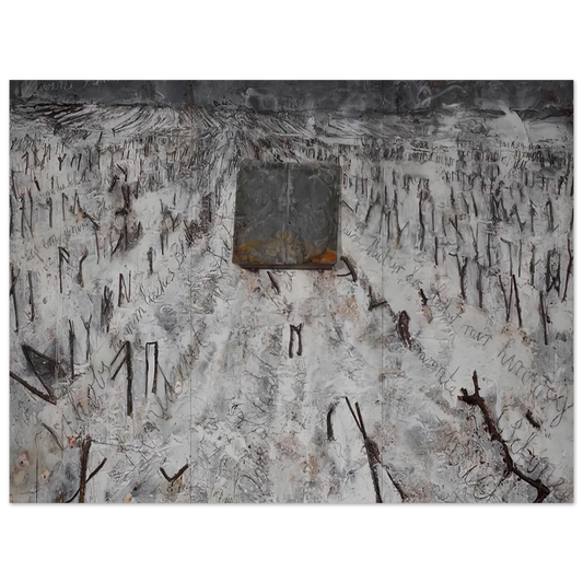 Anselm Kiefer - BLACK FLAKES 2006  75x100 cm / 30x40inches Fine Art Poster
