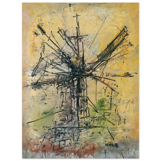 Wols - The Windmill - 1951  75x100 cm / 30x40inches Fine Art Poster