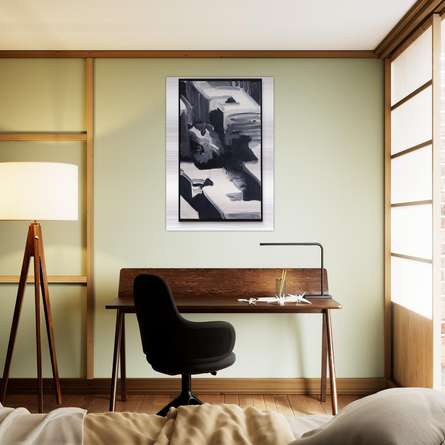 TOWNSCAPE 1968 1 - Gerhard Richter Brushed Aluminum Print - 70x100 cm / 28x40 inches | Gerhard Richter Aluminum Print | Gerhard Richter Prints